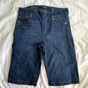 Denim Bermuda shorts